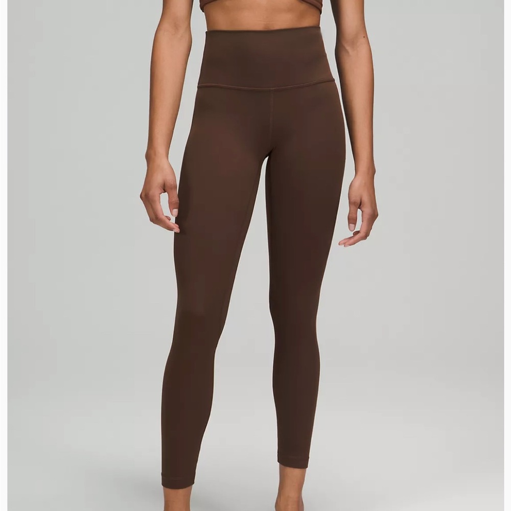 NWT Lululemon Align HR High-Rise 25” Leggings Pant - Java Brown